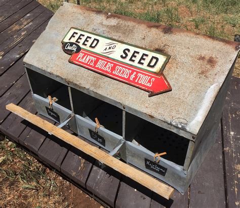 metal nesting box 14 spaces|galvanized metal chicken nesting boxes.